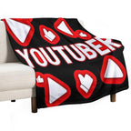 YouTuber Splash Design Velvety-soft Throw Blanket