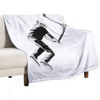 Holding On! - Stunt Scooter Move Anti-pilling Throw Blanket