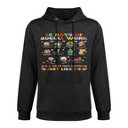 Groovy 12 Days Of Social Work Christmas School Social Worker Unisex Design Hoodie