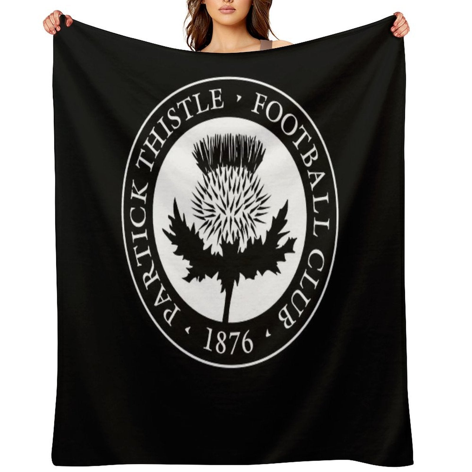 Partick Thistle Scottish Football Sports Fans Machine-washable Throw Blanket