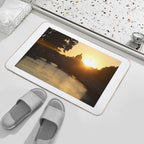 Rome Beautiful Sunset  Odorless Bath Mat