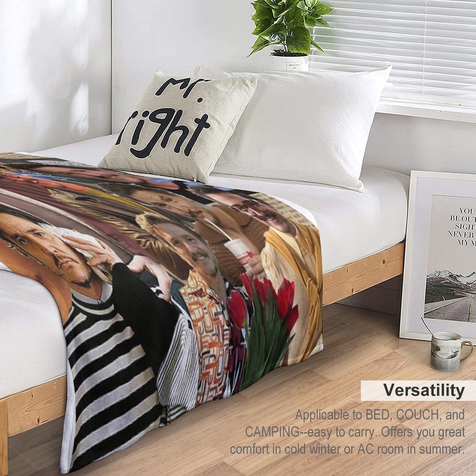 Pedro Pascal Shrink-resistant Throw Blanket