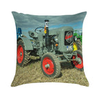 Eicher Diesel Tractor Soft Skin-Friendly Throw Pillow