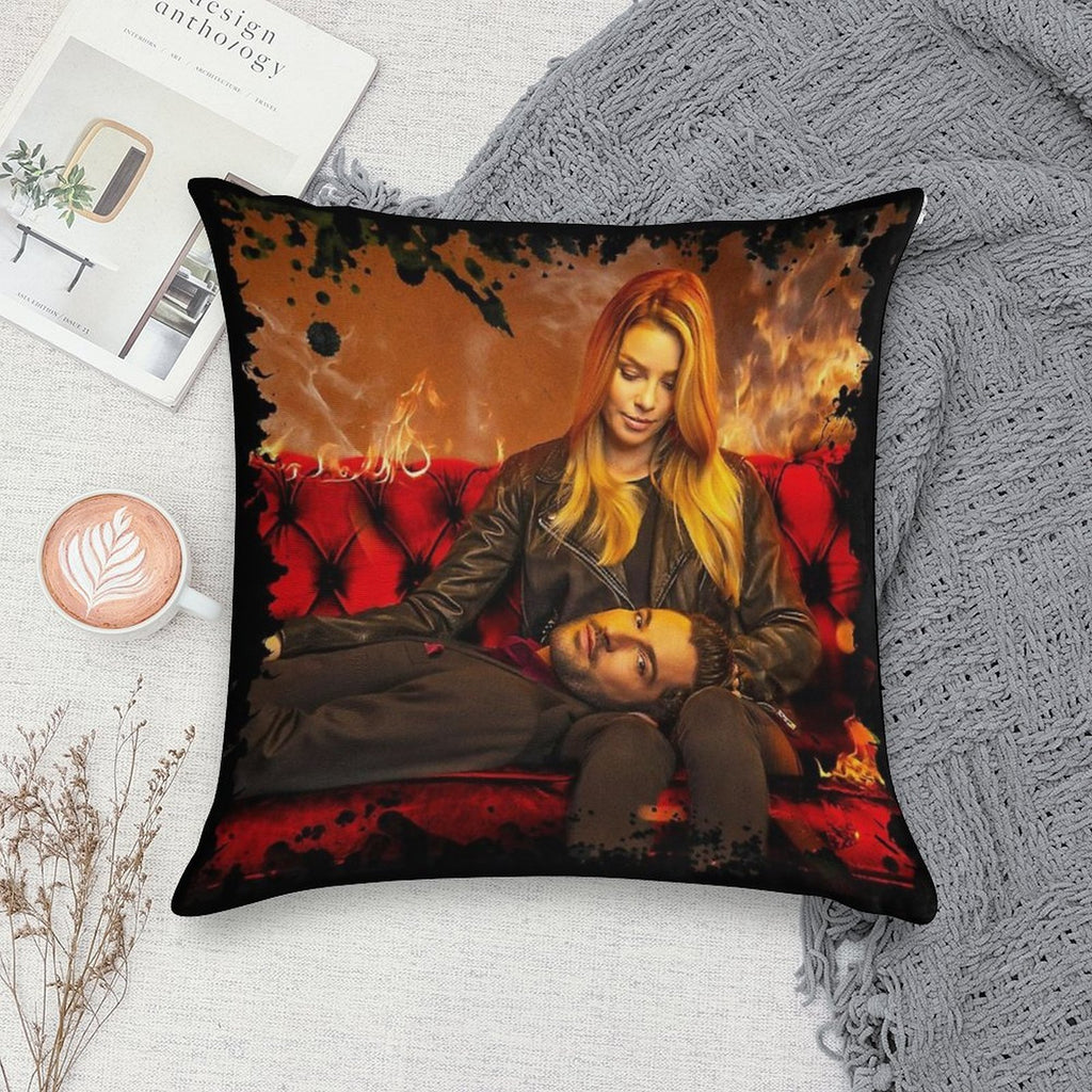 LUCIFER Soft Luxury Feel Throw Pillow