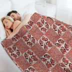 William De Morgan Owls Compact Throw Blanket