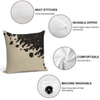 Bat Swarm Soft Bedroom Essential Throw Pillow