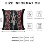 Authentic Aboriginal Art - Crocodile Authentic Designs Soft Gift Ready Throw Pillow