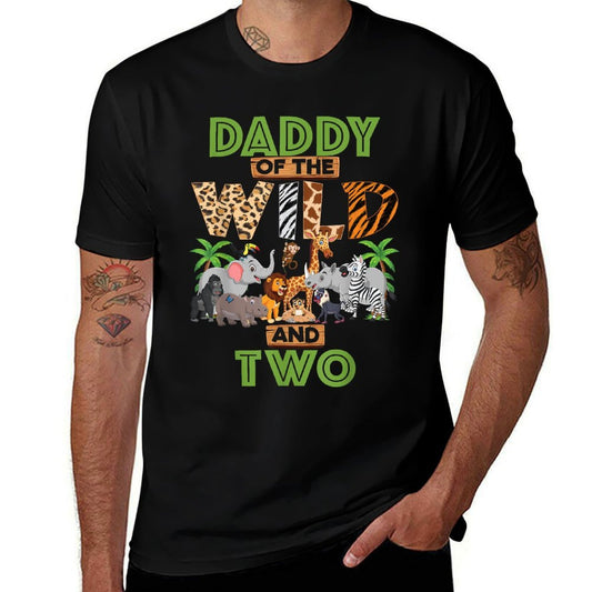 2nd Birthday Zoo Safari Jungle Daddy Of The Wild And Two Comfortable T-Shirt
