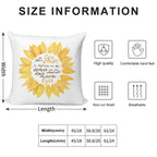 Be Like A Sunflower Soft Luxury Feel Throw Pillow