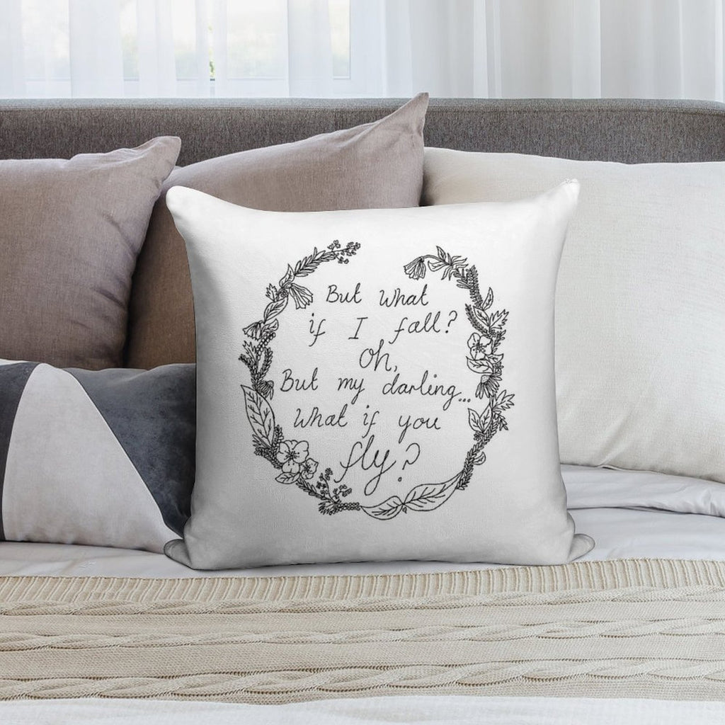 Peter Pan - What If You Fly Soft Home Decor Throw Pillow