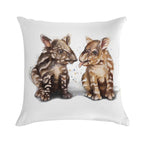 BABY TAPIRS Soft Home Decor Throw Pillow