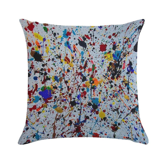 Splatter Paint Soft Multiple Sizes Throw Pillow