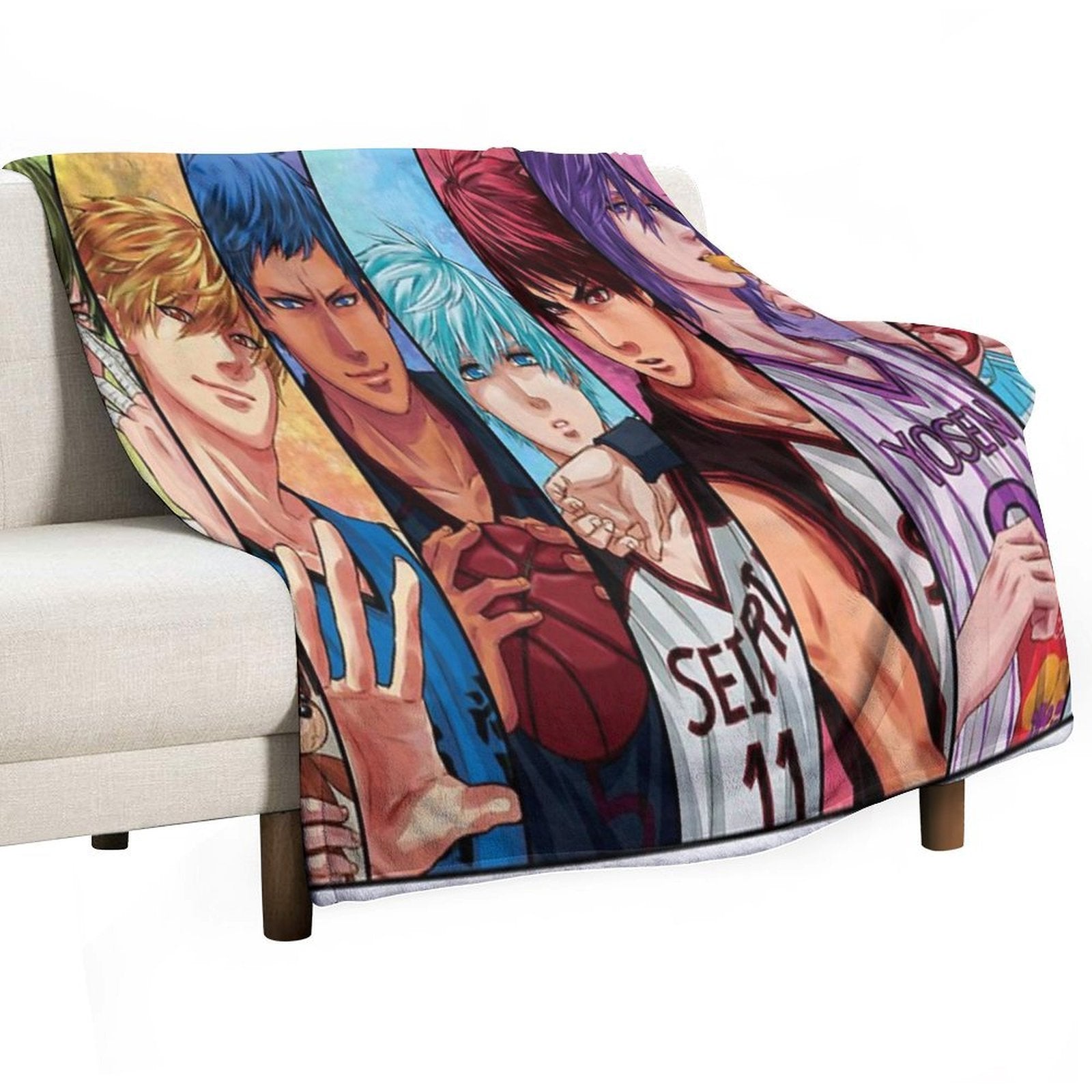 Kuroko No Basket, Basketball Gift-ready Throw Blanket