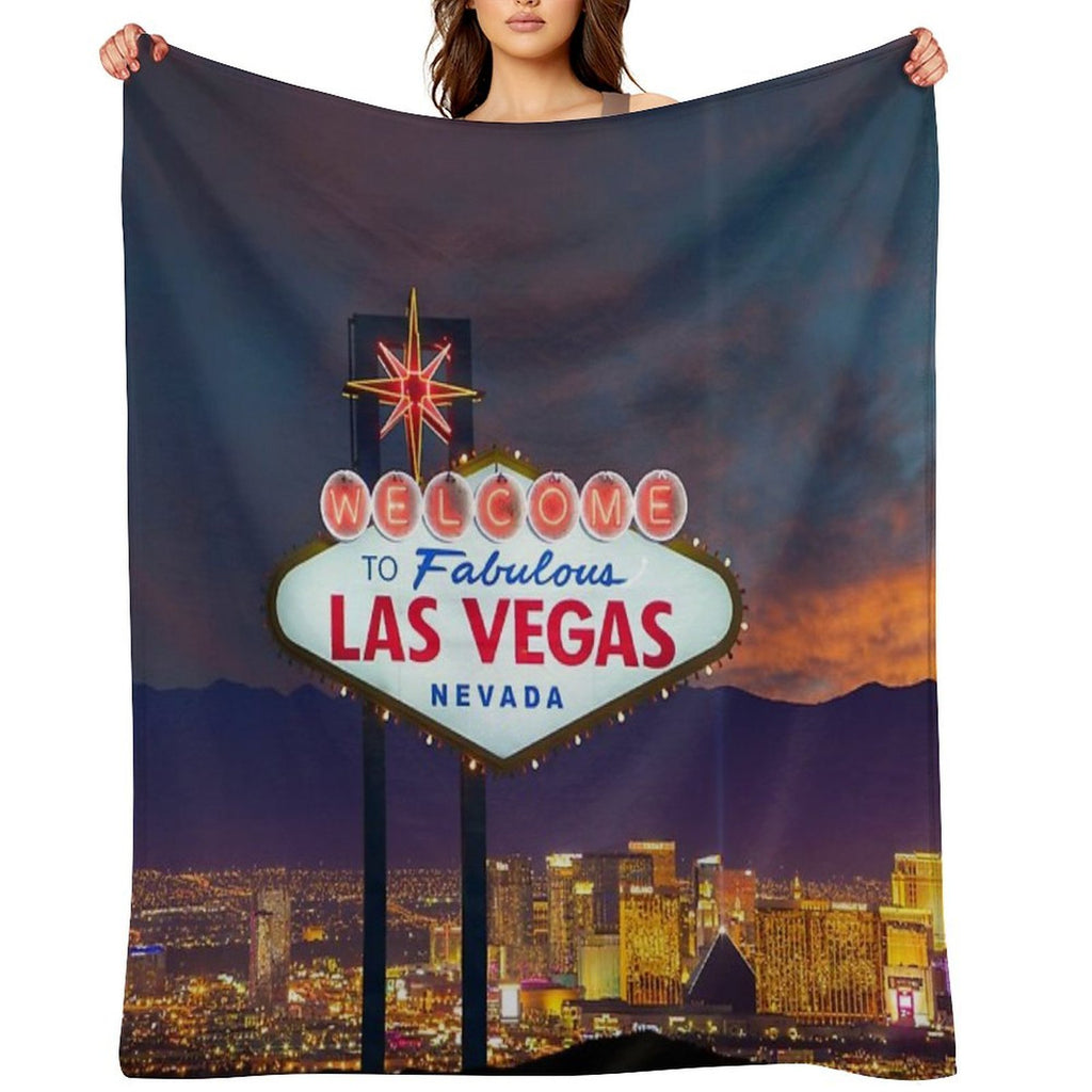 Las Vegas All-season Throw Blanket