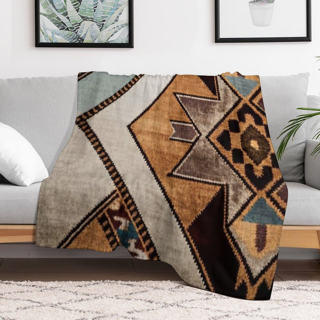 Rustic Southwestern Charm All-season Throw Blanket