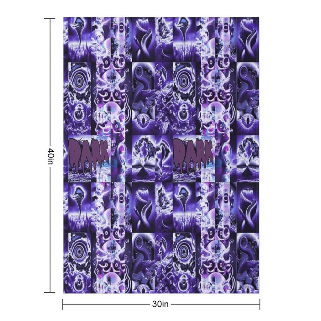 Strange Dark And Mysterious Compact Throw Blanket