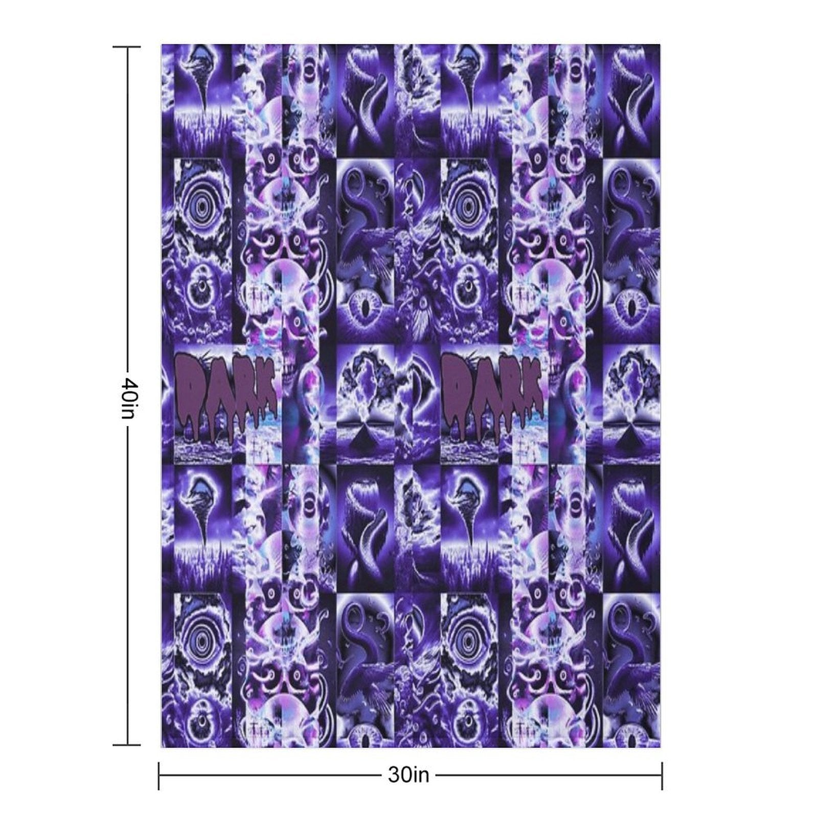 Strange Dark And Mysterious Compact Throw Blanket