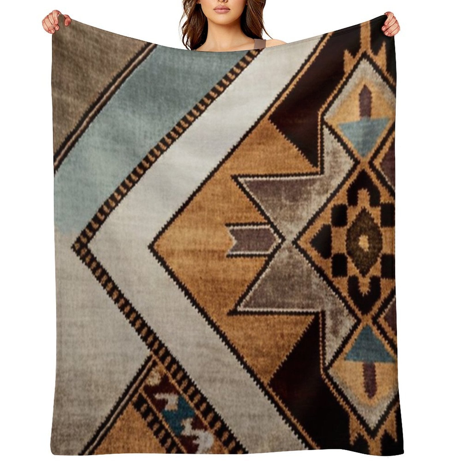 Rustic Southwestern Charm All-season Throw Blanket