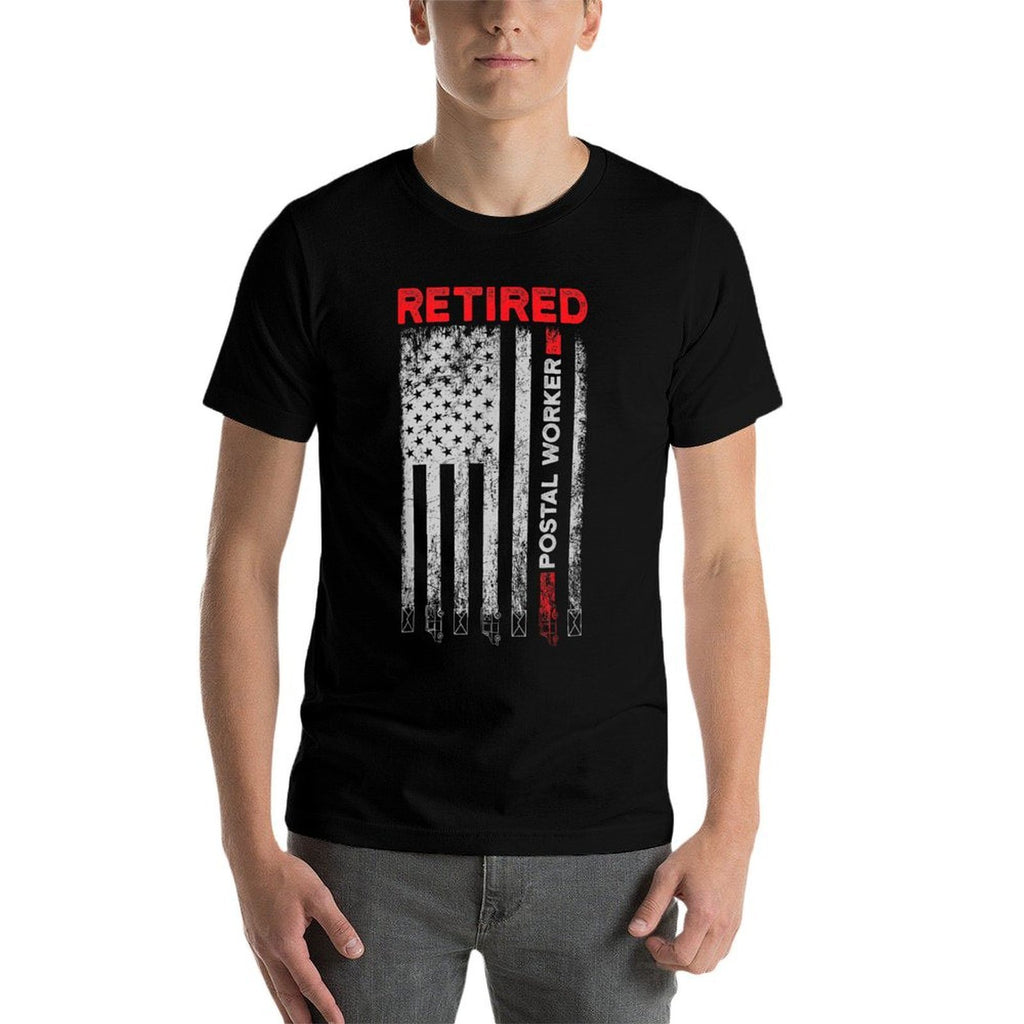 Retired Postal Worker Achieved Mailman Retirement  High-quality Stitching T-Shirt