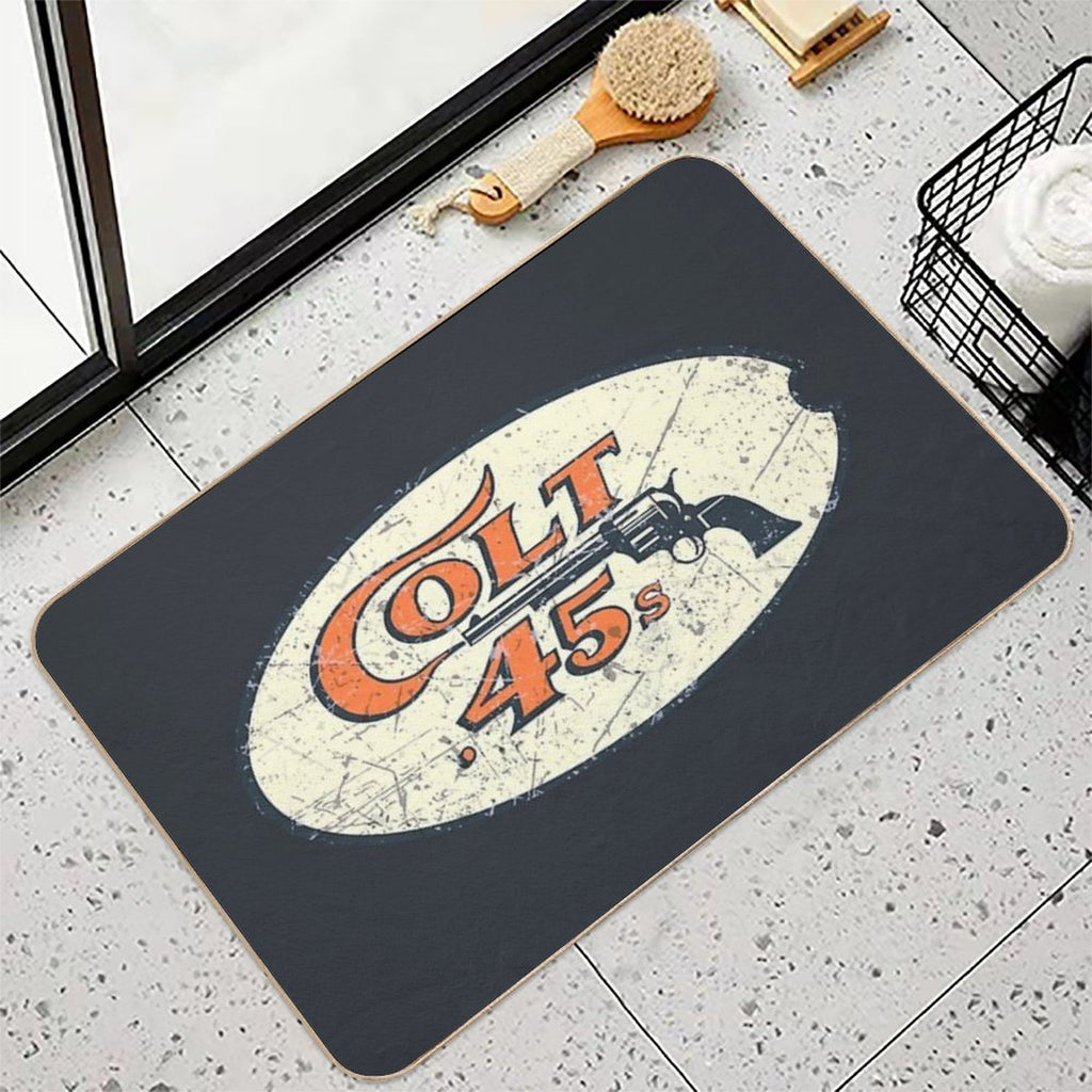 Colt 45 Pistol Vintage  Slip-Resistant Bath Mat