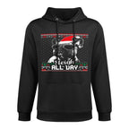 Sleigh All Day Funny French Bulldog Christmas Moisture-Wicking Hoodie