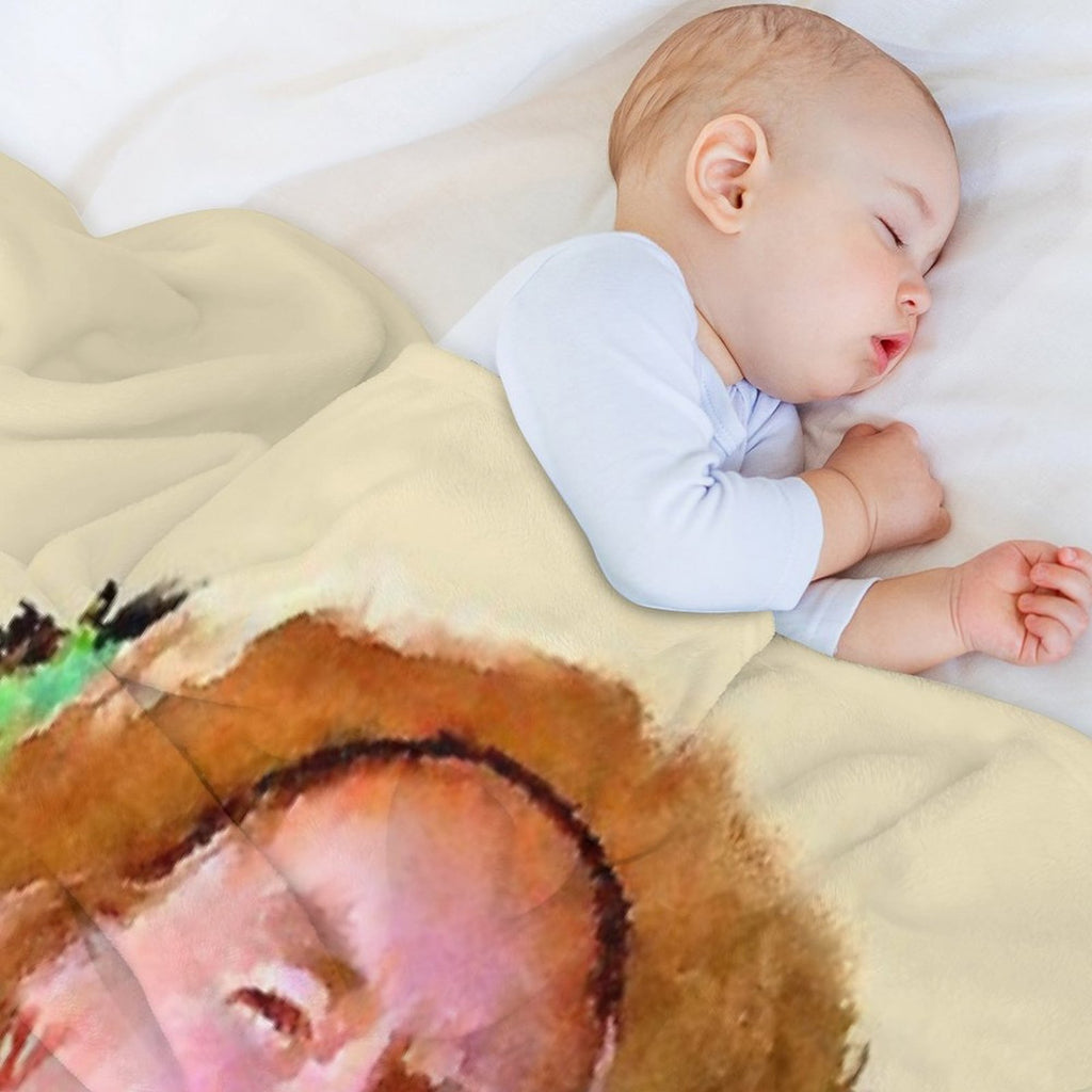 Grandpa The Waltons Plush Throw Blanket