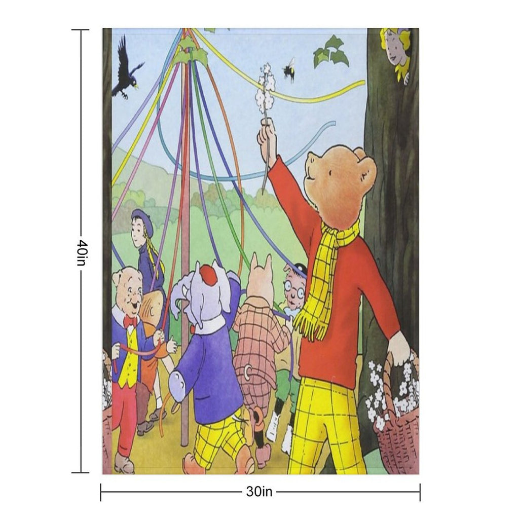 Rupert Bear Wrinkle-free Throw Blanket