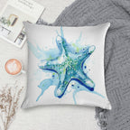 Starfish Waters II Soft Skin-Friendly Throw Pillow