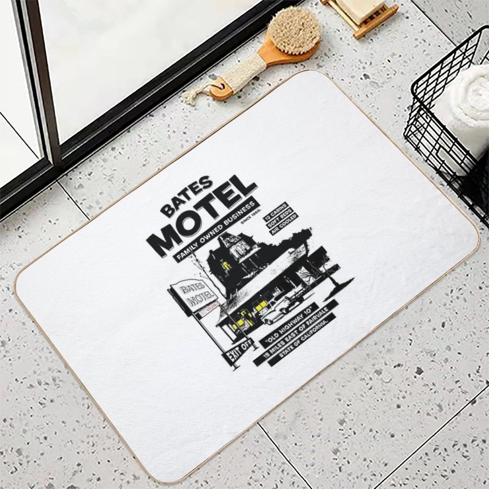 Bates Motel Business As Usual  Eco-Friendly Bath Mat