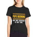 Funny Papa Art For Grandpa From Grandkids Fathers Day Papa  Moisture-wicking T-Shirt
