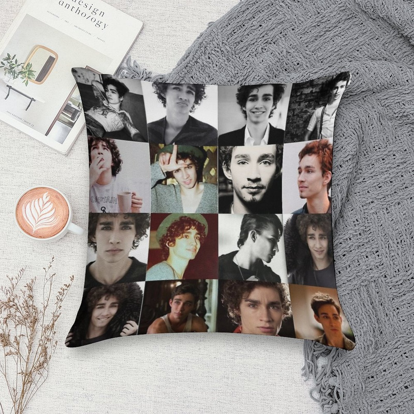 Robert Sheehan Soft Skin-Friendly Throw Pillow