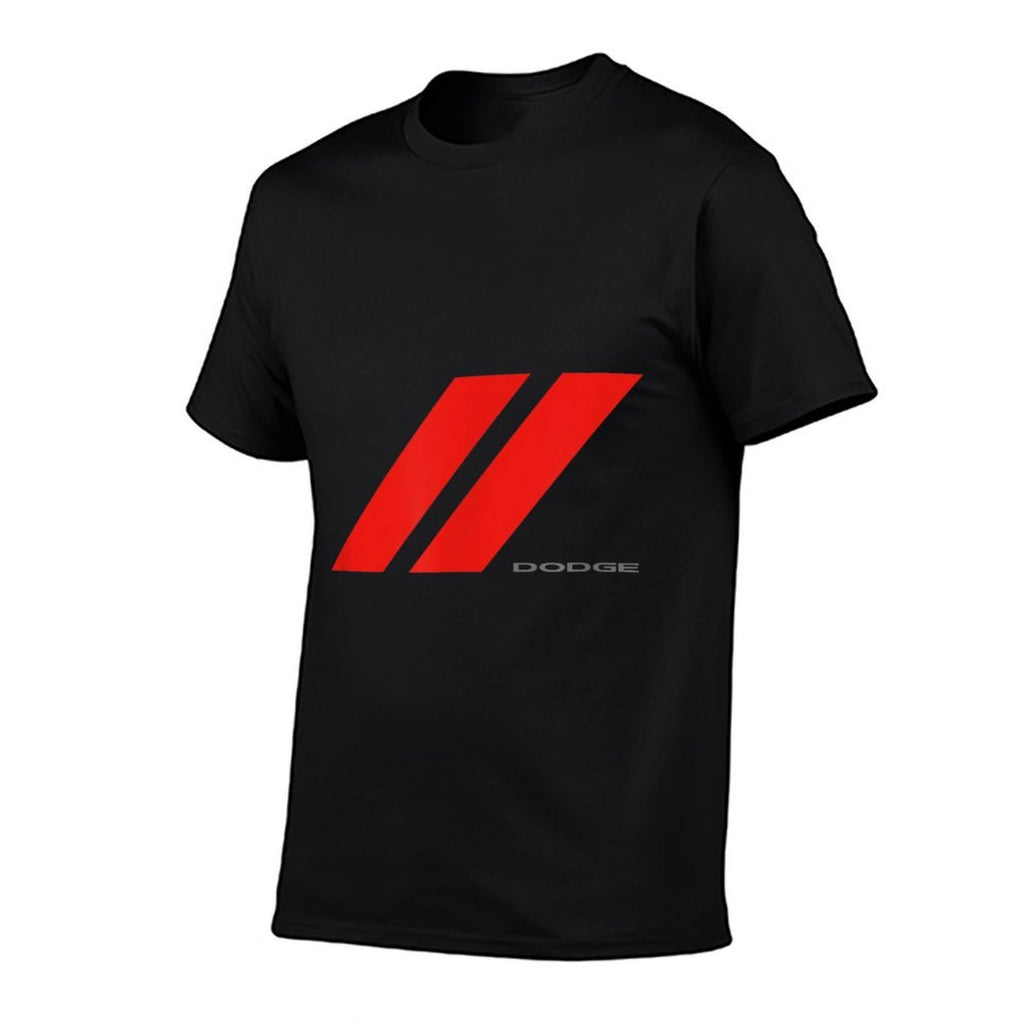 Dodge Rhombus Logo  Ribbed Collar T-Shirt