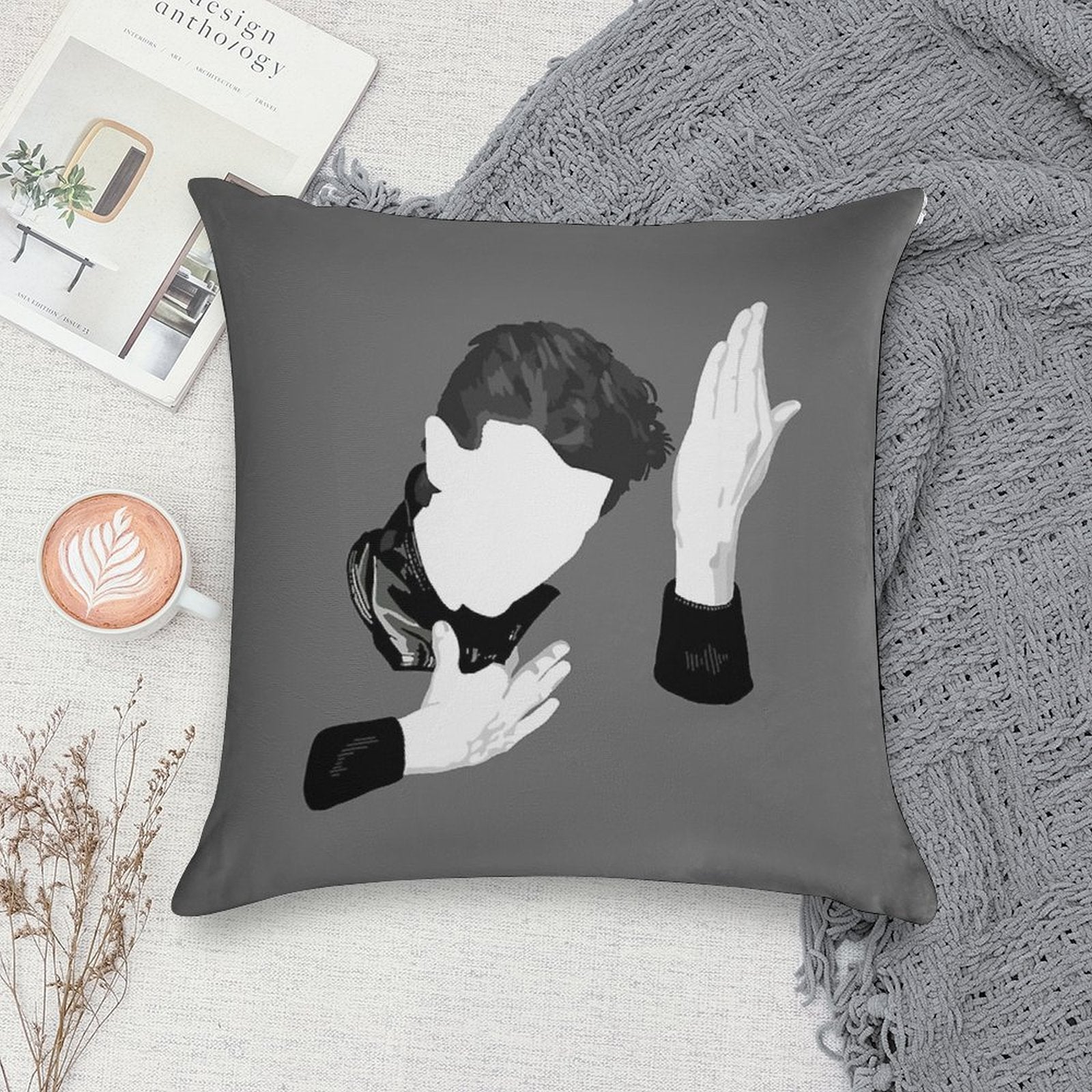 Herovid Soft Washable Throw Pillow