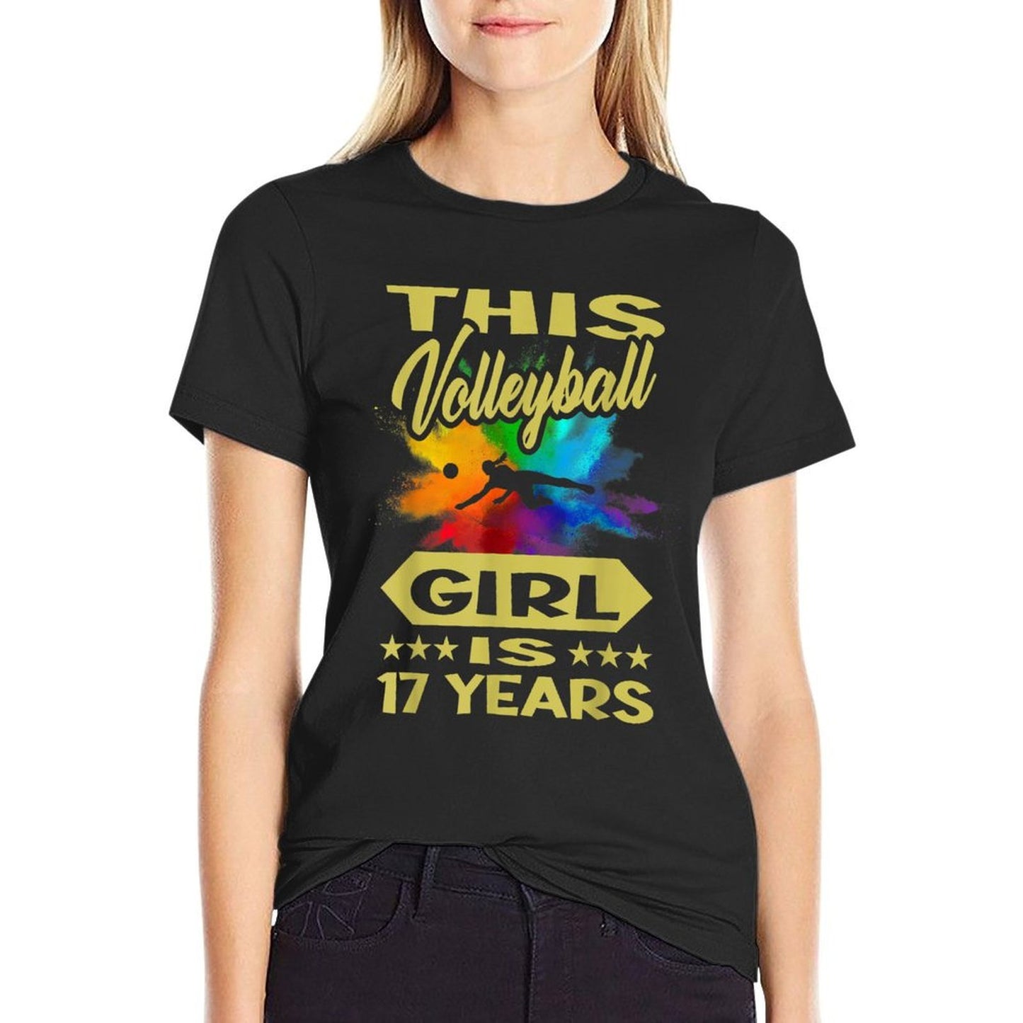 17th Birthday Outfit for Volleyball Women  17th Birthday  Soft T-Shirt