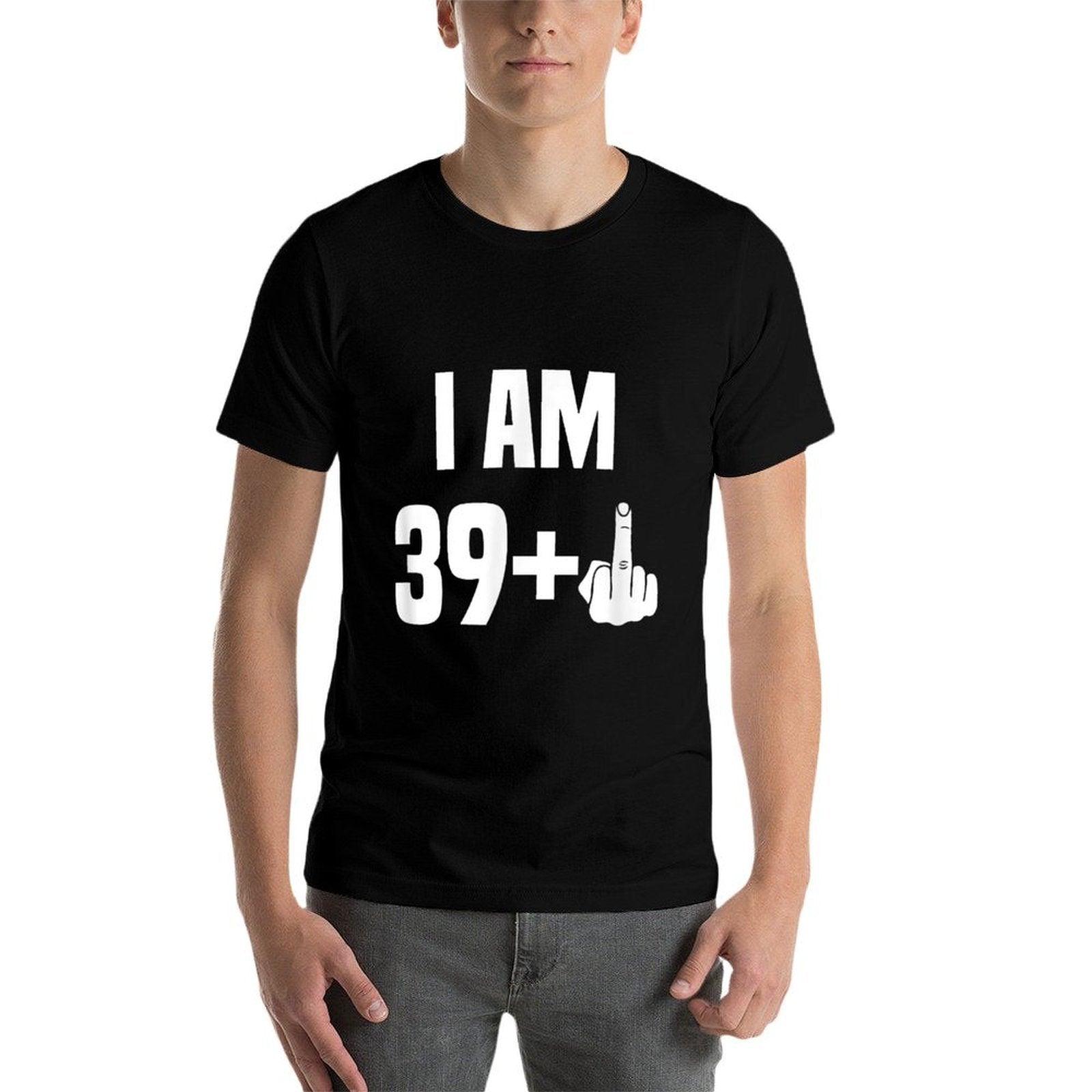 40 Birthday Funny 39+1 Saying Gift for 40th Birthday  Vintage-inspired T-Shirt