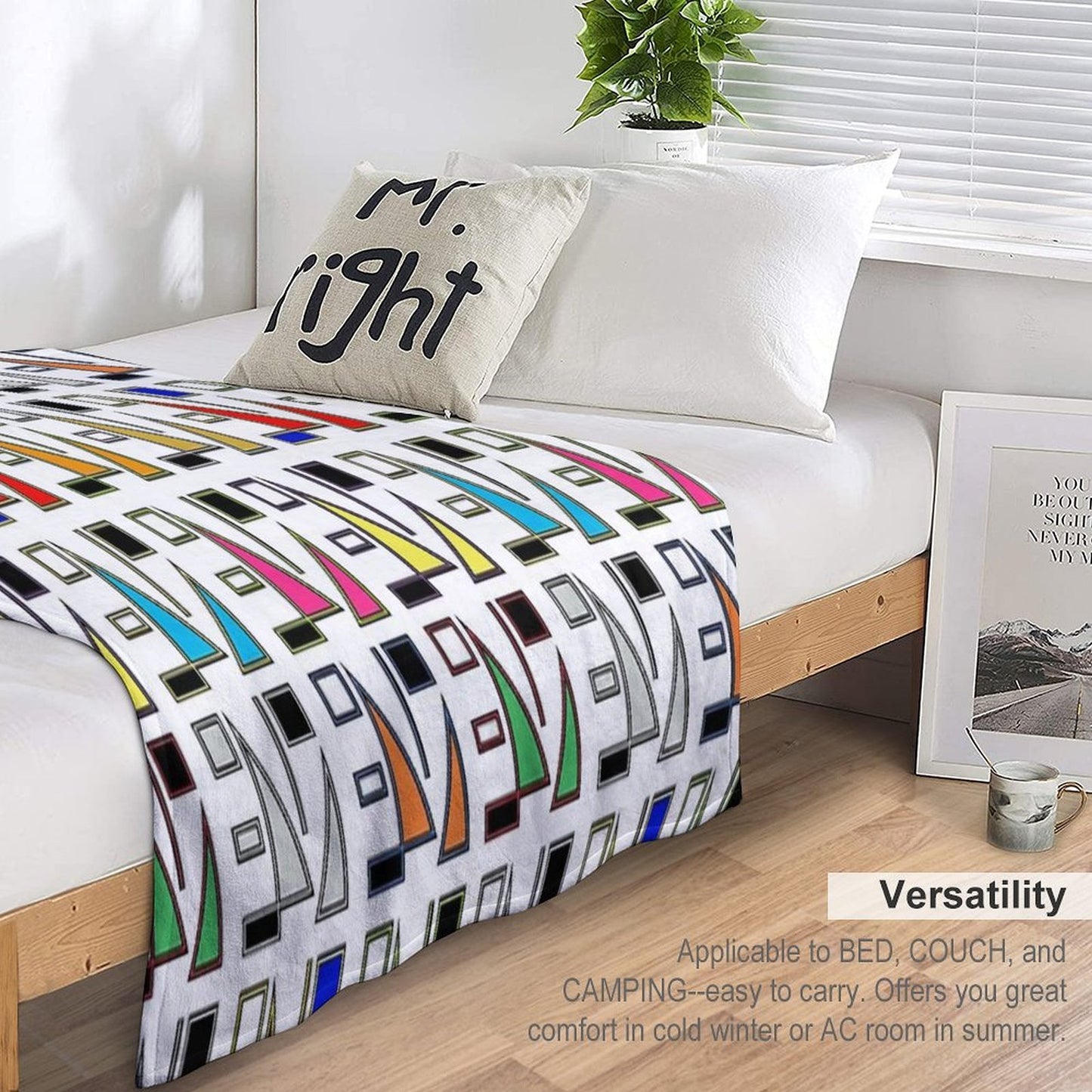 Split Enz - All The True Colours Multi-functional Throw Blanket