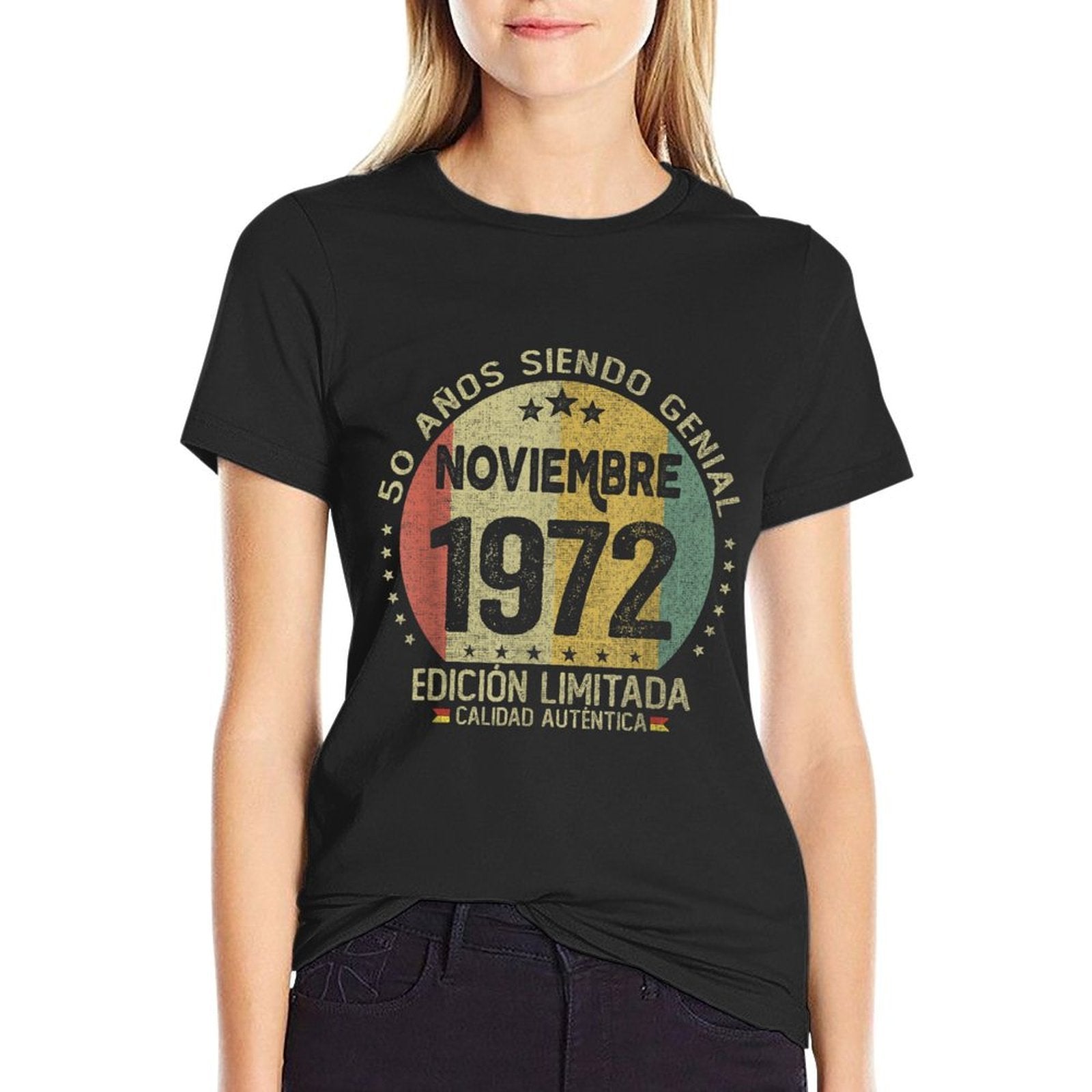 50 Years Old November 1972 Spanish Theme 50th Birthday  Quick-drying T-Shirt
