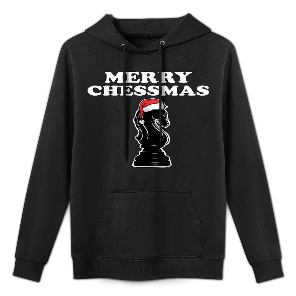 Merry Chessmas Funny Christmas Chess Durable Construction Hoodie