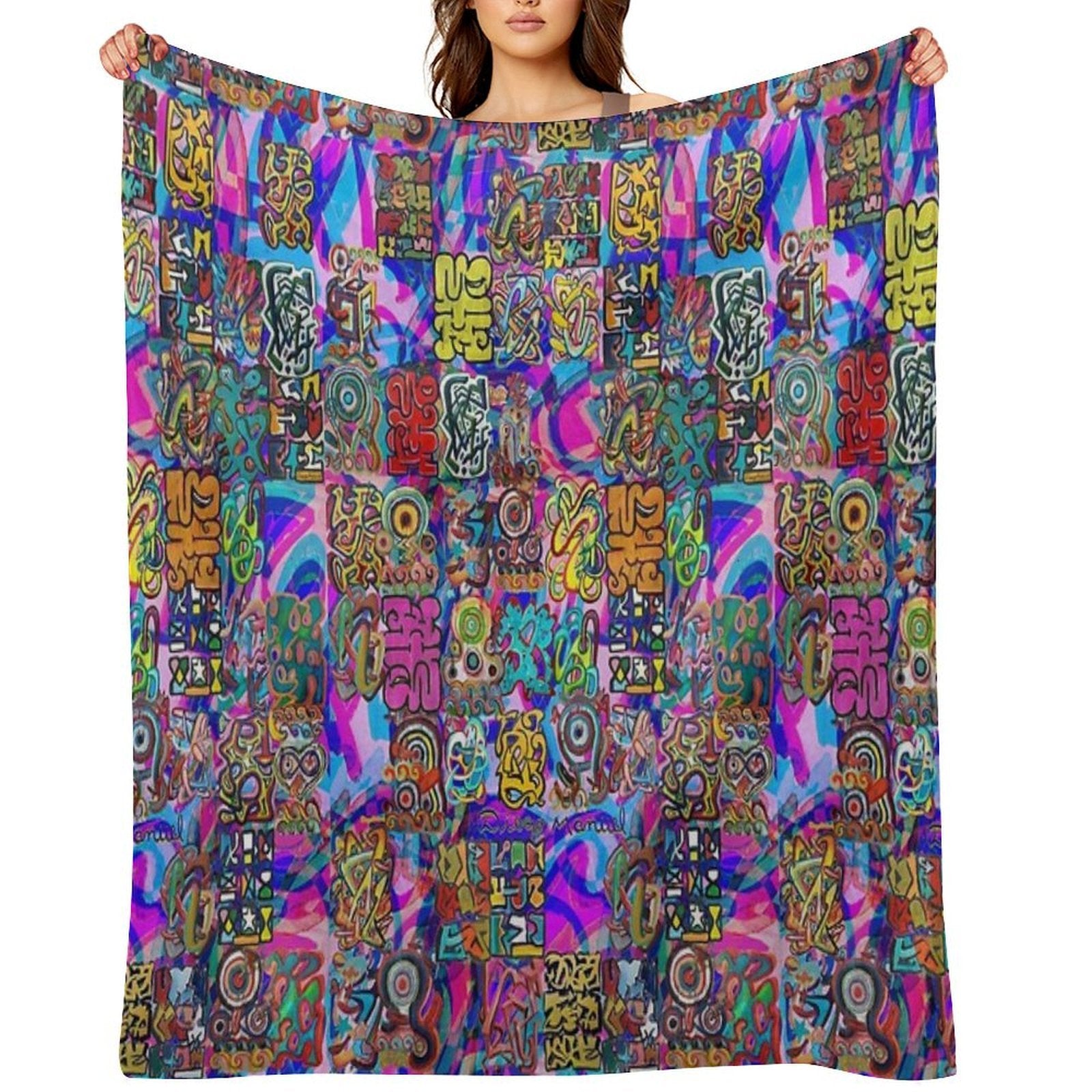 Graffiti 21 Tapiz 14 Premium Throw Blanket
