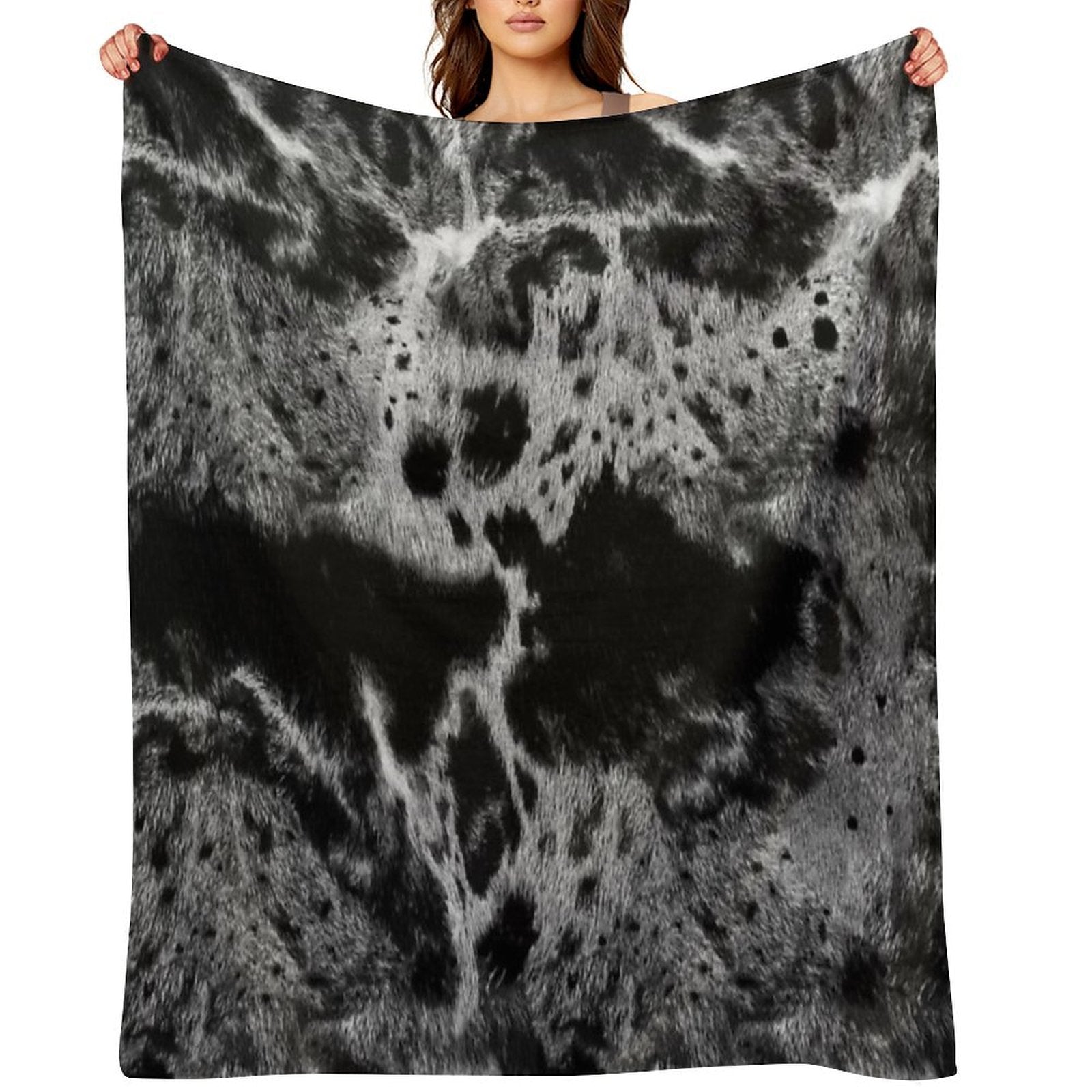 Catahoula Leopard Dog Fur Blue Merle Durable Throw Blanket