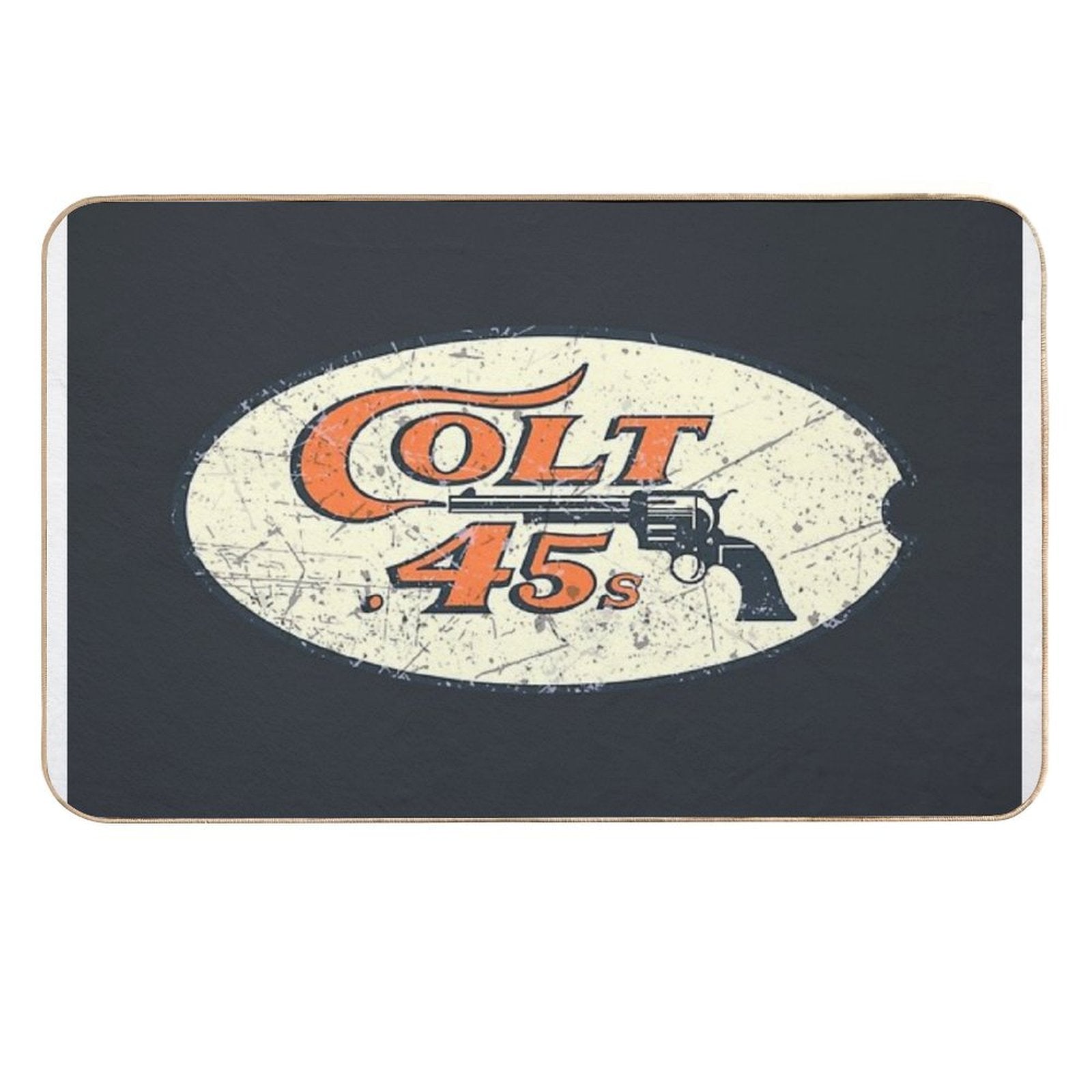 Colt 45 Pistol Vintage  Slip-Resistant Bath Mat