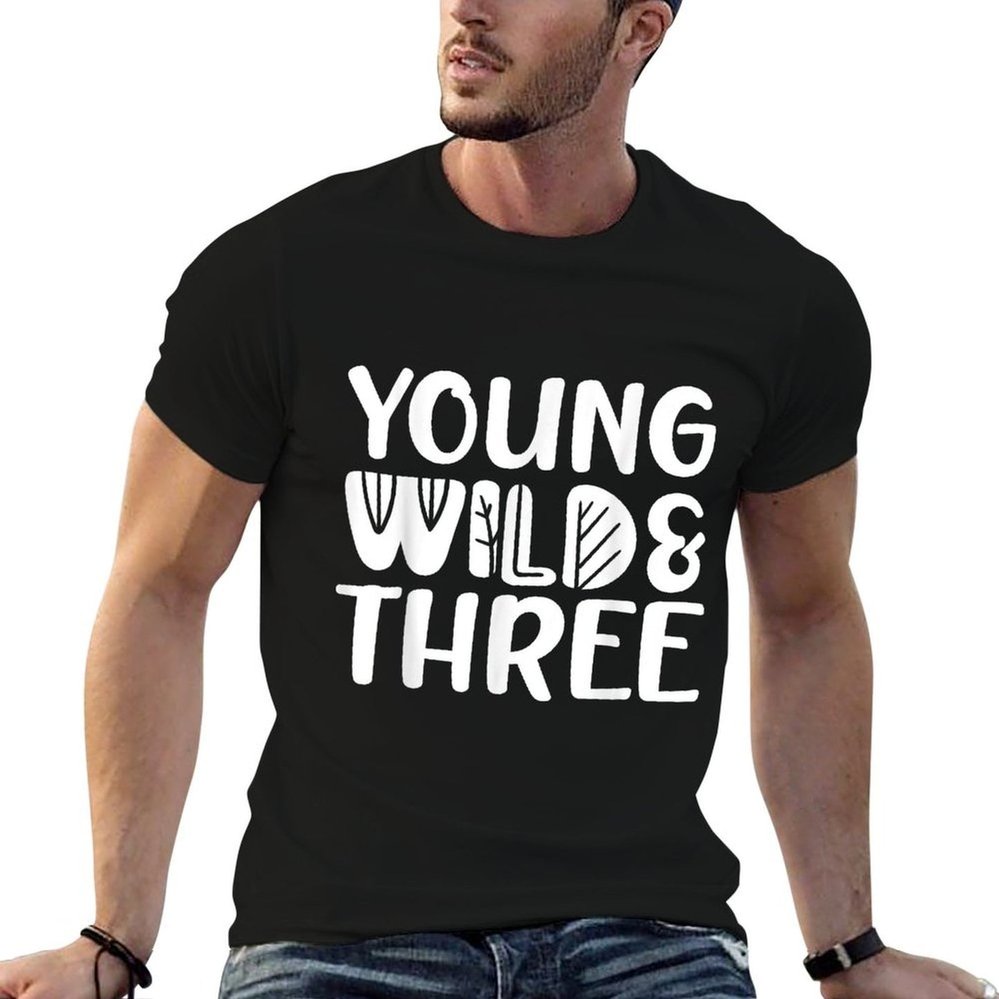 Young Wild And Three Zoo Animals 3rd Birthday Party  Quick-drying T-Shirt