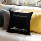 Minimalist Porsche Soft Reinforced Edging Throw Pillow
