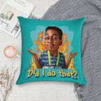 Steve Urkel- Did I Do That Soft Ultra-Soft Texture Throw Pillow
