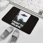I Want to Believe  Toxin-Free Bath Mat