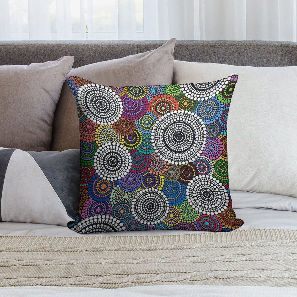 One Mob Soft Washable Throw Pillow