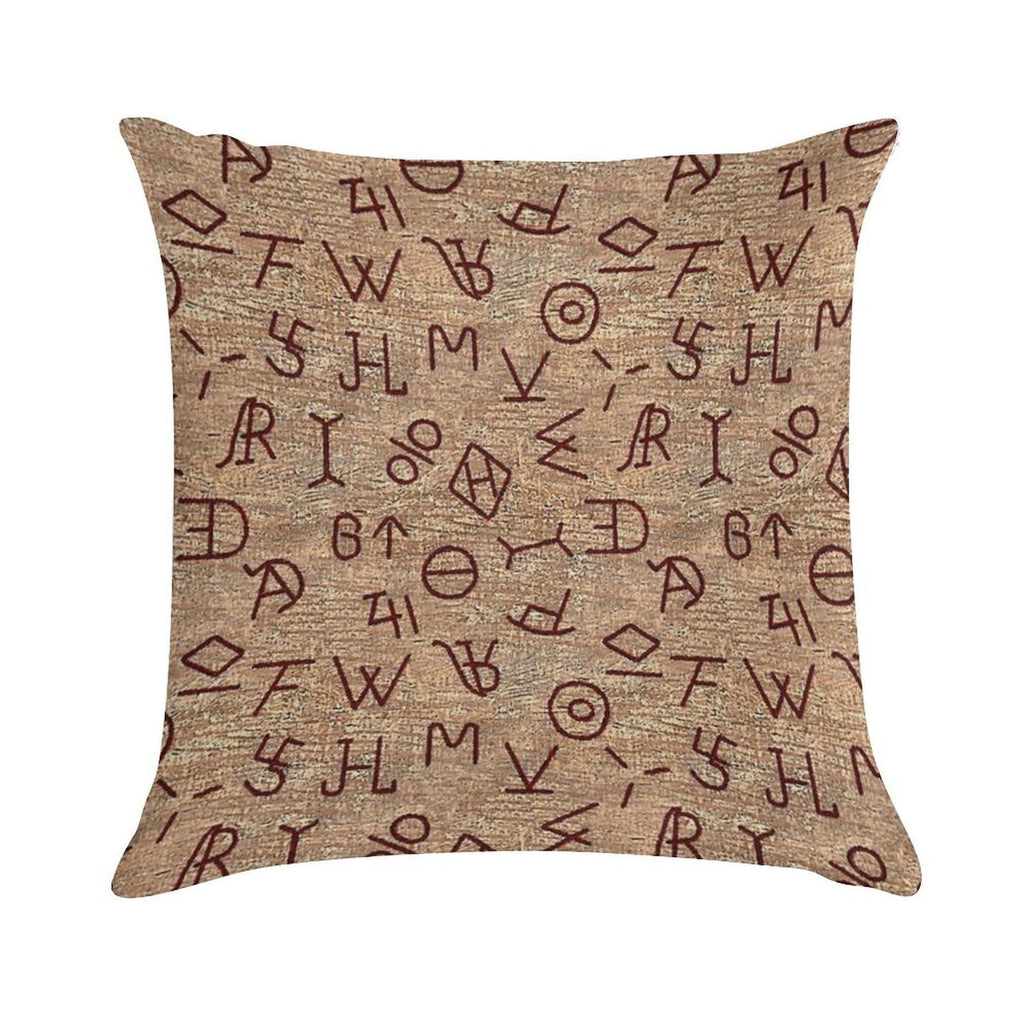 Cattle Brands Soft Bedroom Essential Throw Pillow