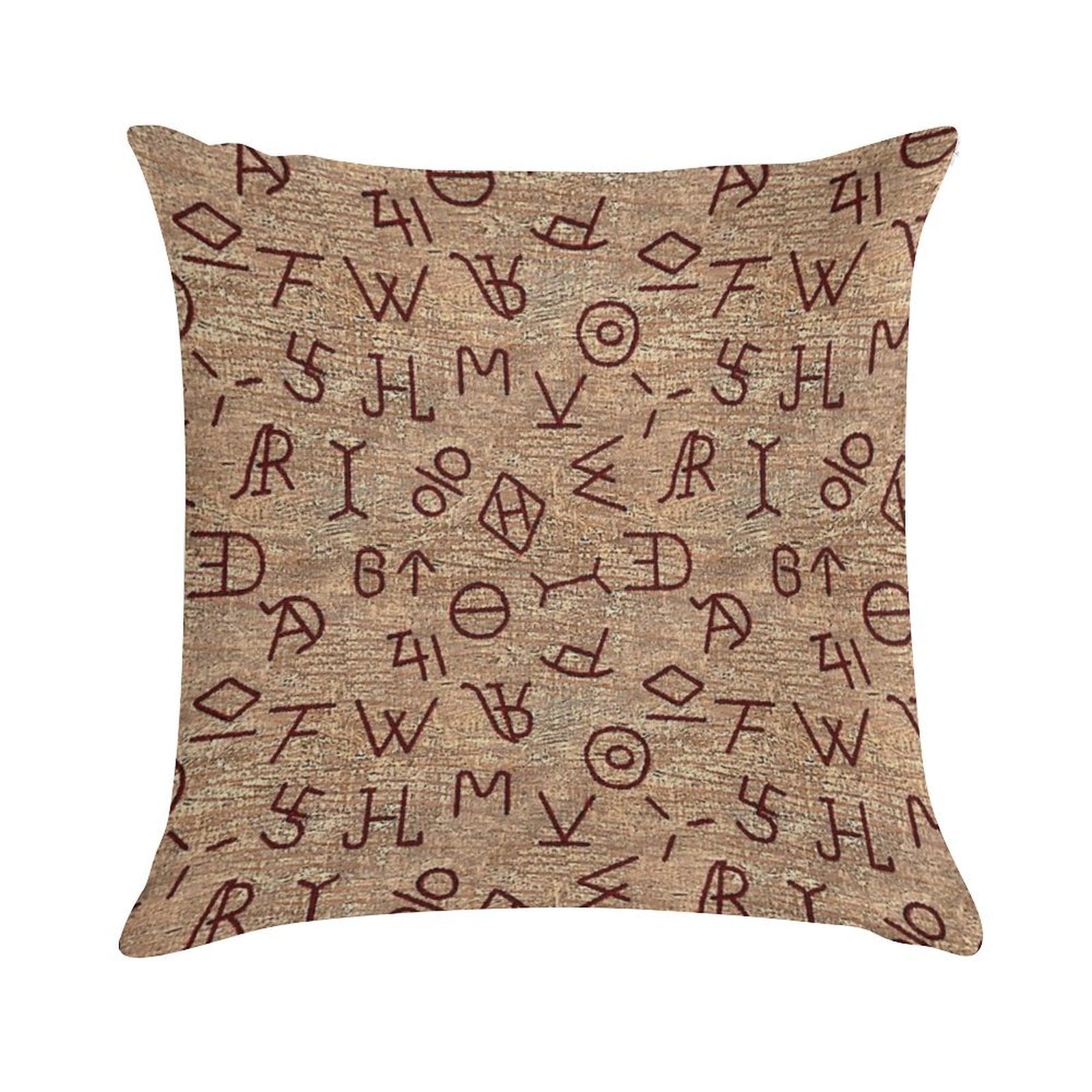 Cattle Brands Soft Bedroom Essential Throw Pillow