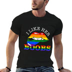 I Like Her Boobs LGBT  Wrinkle-resistant T-Shirt