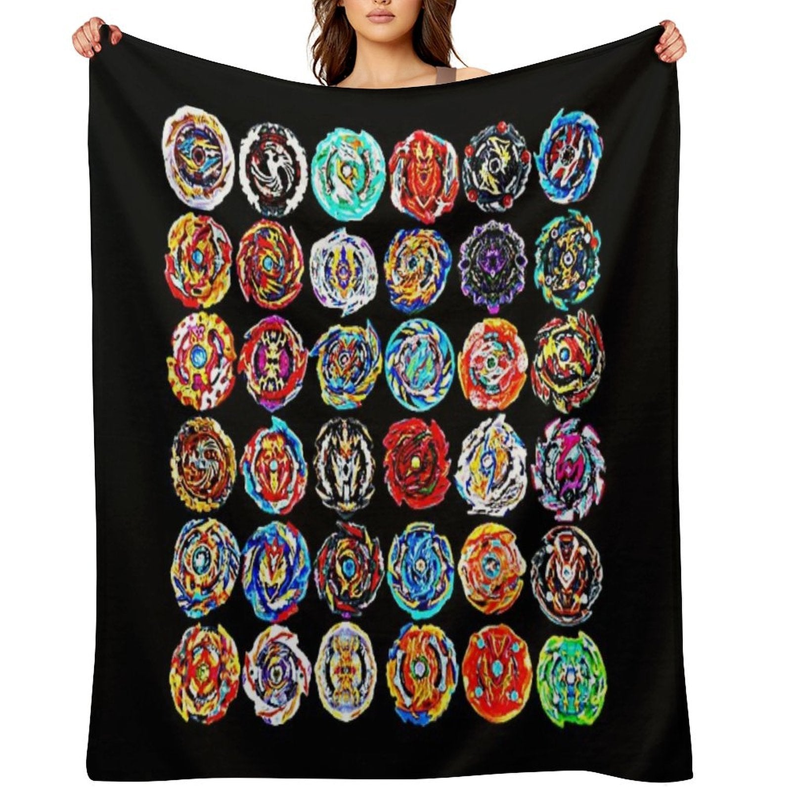 Beyblade Travel-friendly Throw Blanket